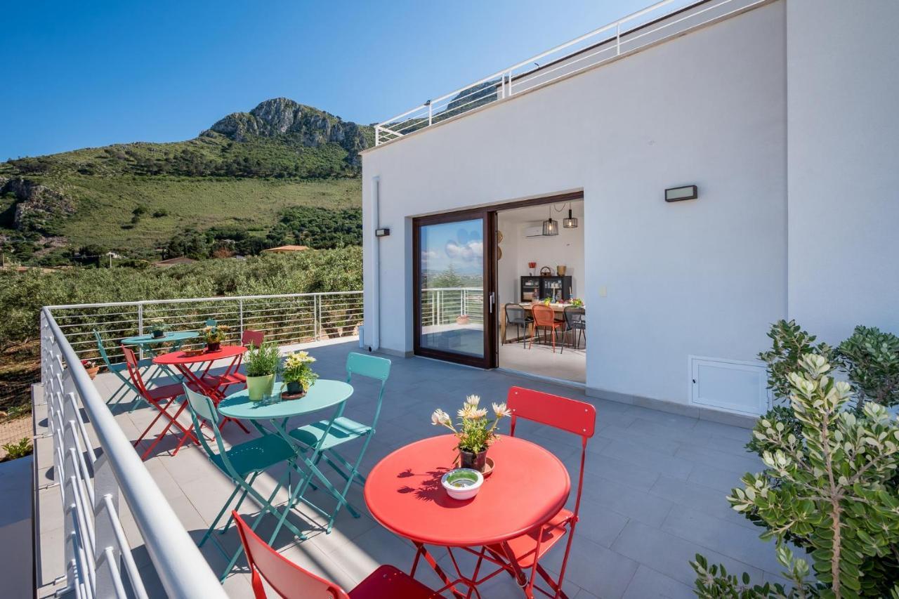 Villa Maria Con Piscina E Vista Mare Castellammare del Golfo Buitenkant foto