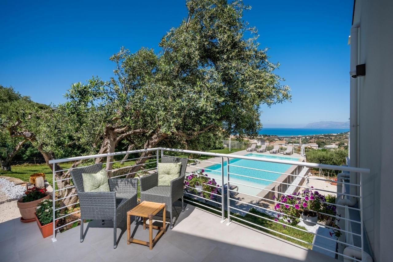 Villa Maria Con Piscina E Vista Mare Castellammare del Golfo Buitenkant foto