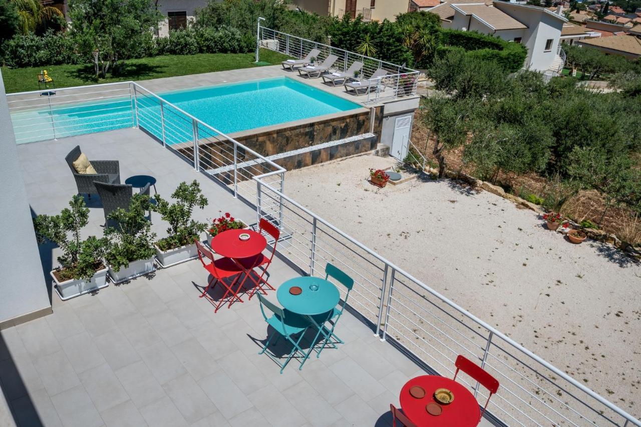 Villa Maria Con Piscina E Vista Mare Castellammare del Golfo Buitenkant foto