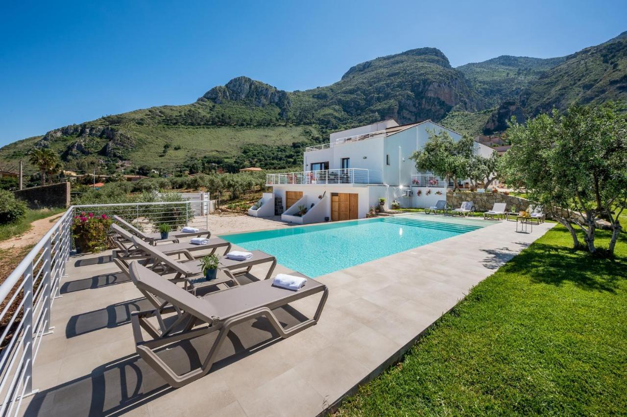 Villa Maria Con Piscina E Vista Mare Castellammare del Golfo Buitenkant foto